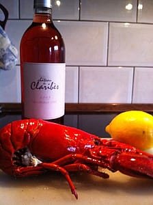 lobster and rosé